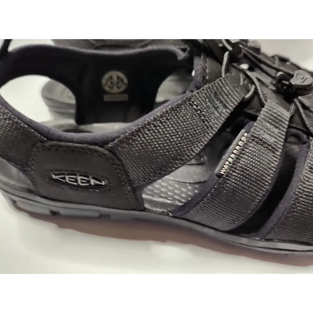 KEEN Clearwater CNX Triple Black Men’s 12 Waterproof Sandals